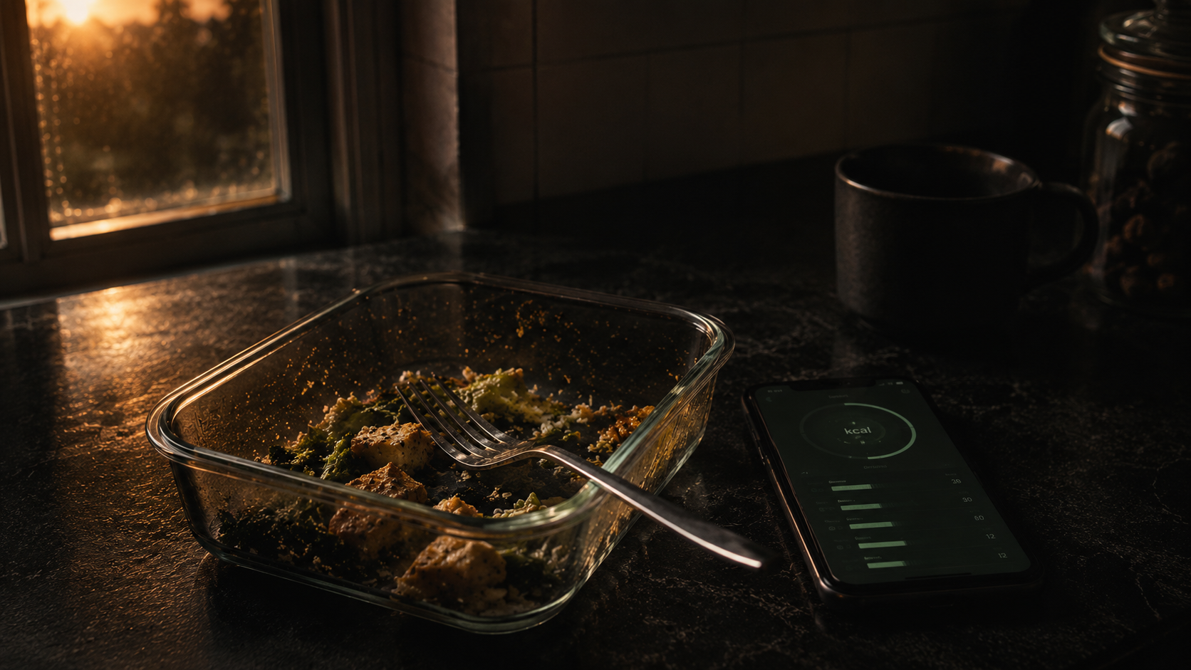 Abandoned meal — decision fatigue